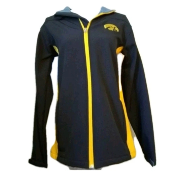 New! ProEdge University Of Iowa Hawkeyes Softshell Jacket Men's S/Women's M - Picture 1 of 8